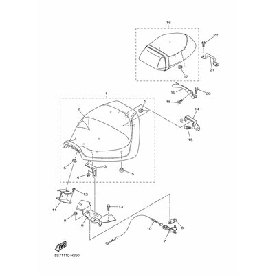 Yamaha Teil 5S72475N0000