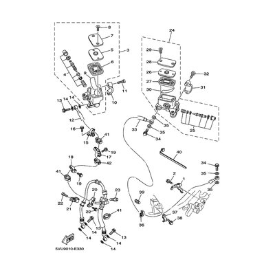 HALTER, BREMSSCHLAUCH 2