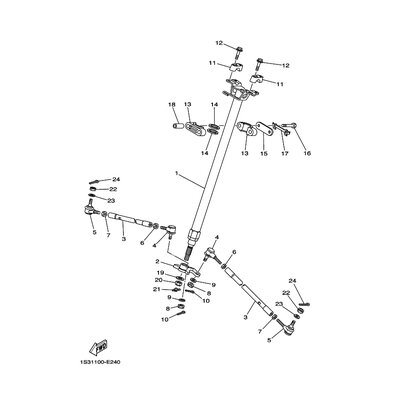 BRACKET, STEERING LOWER