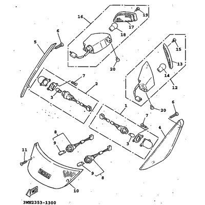 GLUHLAMPE, BLINKER