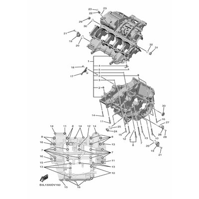 BOLT, CRANKCASE JO