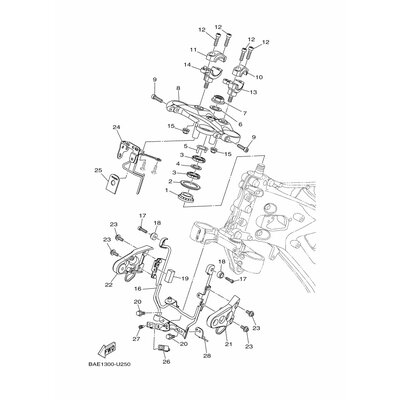 HALTER, BREMSSCHLAUCH 2