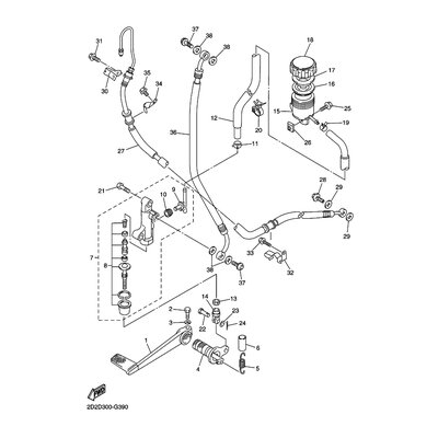 Yamaha Teil 3P62588G0000