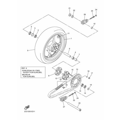 Yamaha Teil 946822103100