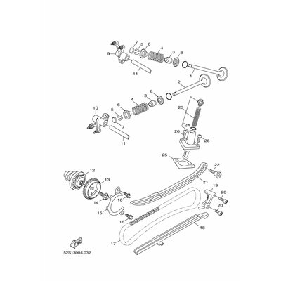 HALTER, VENTILFEDER