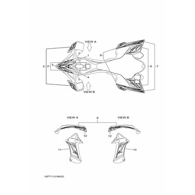 Yamaha Teil 18P2167B0000