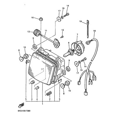 KABEL, SCHEINWERFER