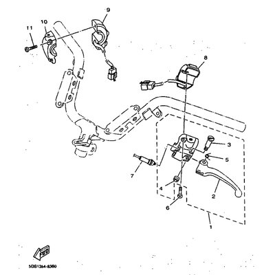 HEBELHALTER KOMPL. 1