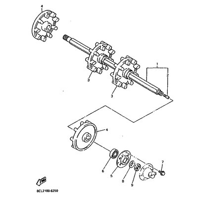 WHEEL, SPROCKET 1