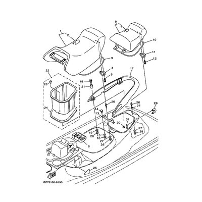 DAMPER, SEAT ASSY