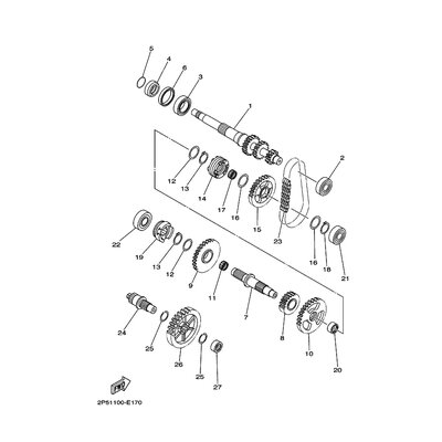 Yamaha Teil 2P5172230000