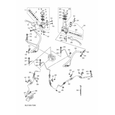 HALTER, BREMSSCHLAUCH 1