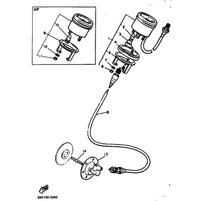 METER GEAR HOUSING COMP