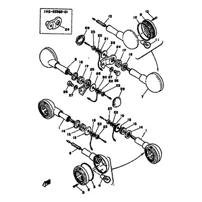 VORDERER BLINKER KOMPL. 1