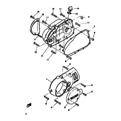 COVER, CRANK CASE (L.H)