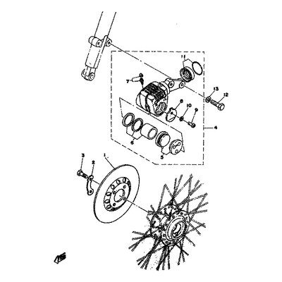 BREMSSATTEL KOMPL.