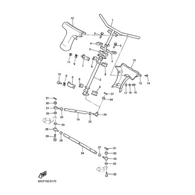 Yamaha Teil 8AC238940000