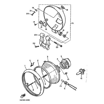 RINGKRANZ, SCHEINWERFER