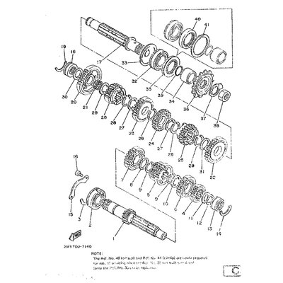 GEAR, 2ND WHEEL ASSY