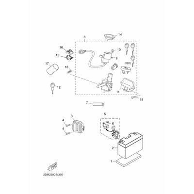 MAIN SW. IMMOBILIZER KIT