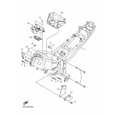 Yamaha Teil 20S211360000