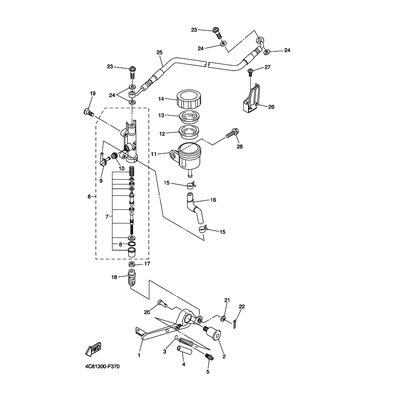 HOLDER, BRAKE HOSE 5