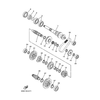 Yamaha Teil 5UG172330000