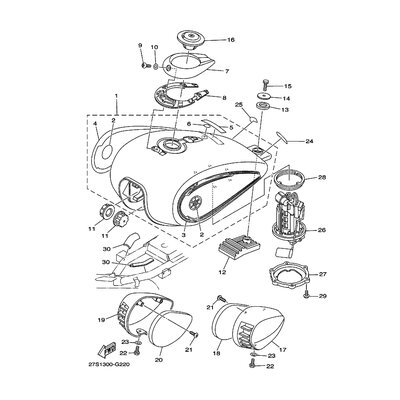 Yamaha Teil 3S9F198F0000