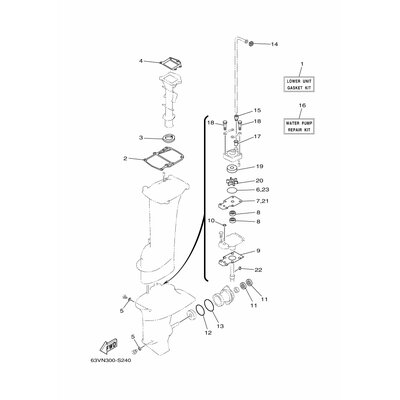 WATER PUMP REPAIR KIT