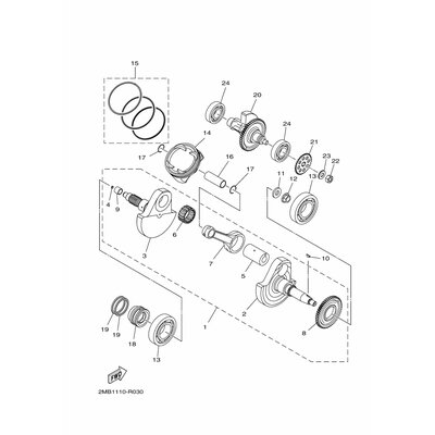 KOLBENRINGSATZ (0.25MM UG)