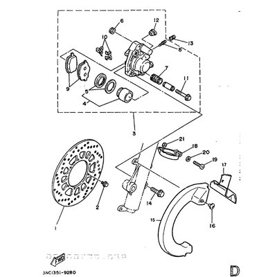 BREMSSATTEL KOMPL.(L)