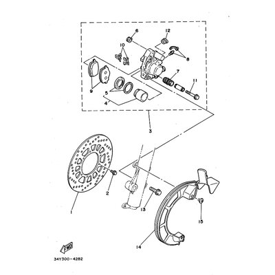 BREMSSATTEL KOMPL.