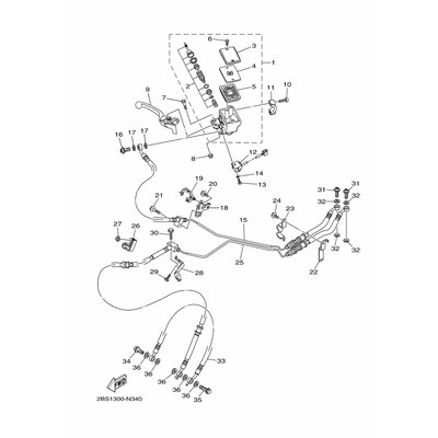 HOLDER, BRAKE HOSE