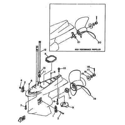 BOLT, WITH WASHER(61B)