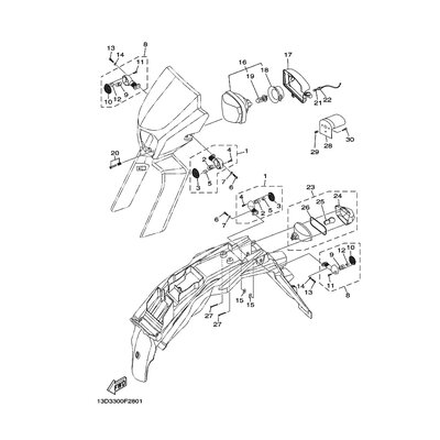 Yamaha Teil 3D6H333L0000