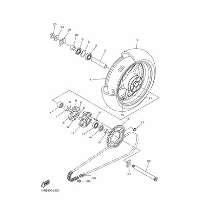 Yamaha Teil 946823003100