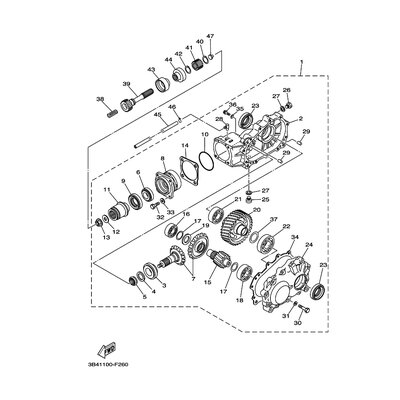 Yamaha Teil 3B44631A0000