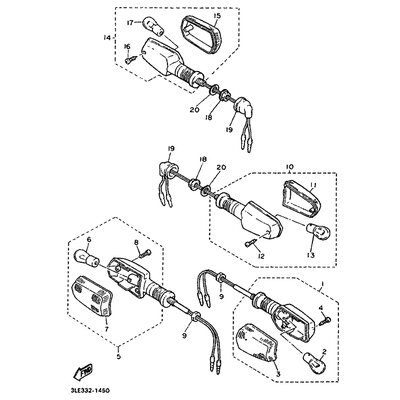 GLUHLAMPE, BLINKER