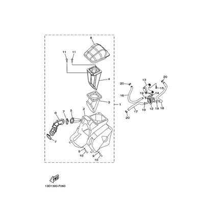 Yamaha Teil 3D6E482K0000