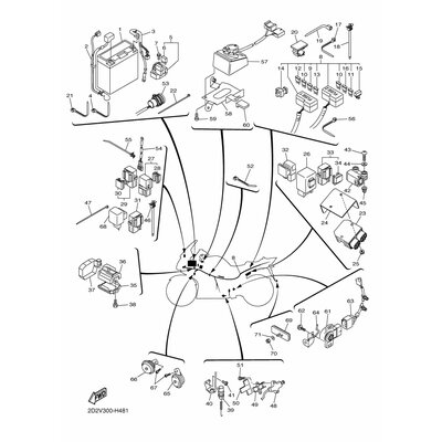 Yamaha Teil 3P6821761000