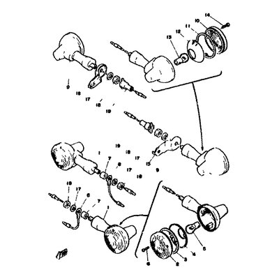 GLUHLAMPE, BLINKER