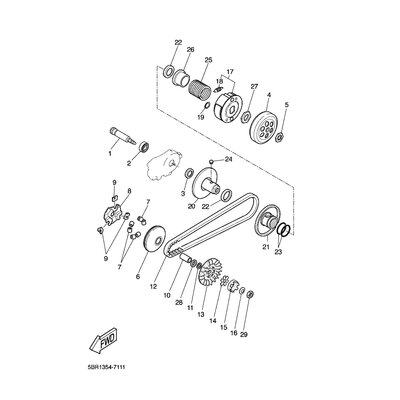 Yamaha Teil 5EUE76710000