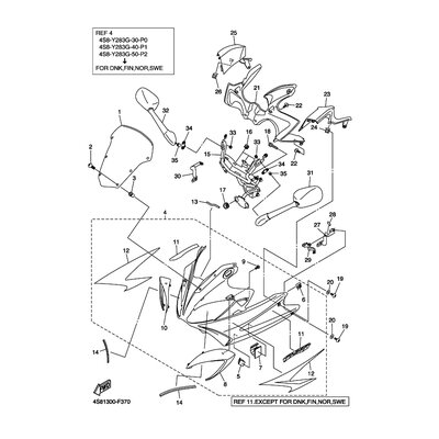 Yamaha Teil 4S8283B10000