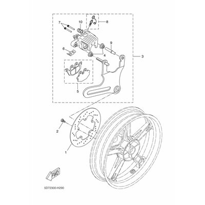 BREMSSCHEIBE, HINTEN 2