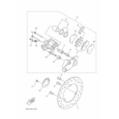 BREMSSCHEIBE, HINTEN 2