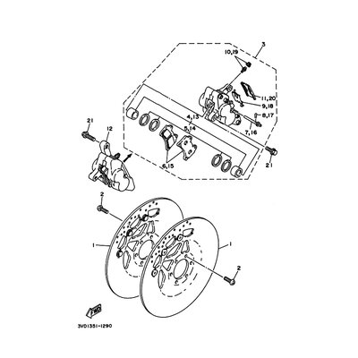 BREMSSATTEL KOMPL.(L)