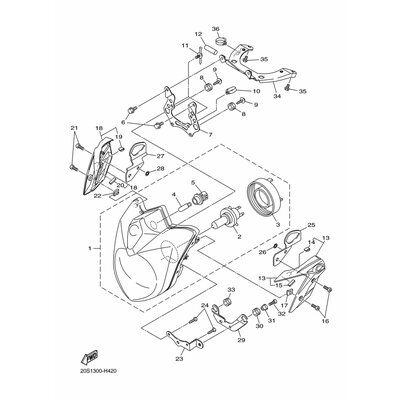 Yamaha Teil 20S2834000P0