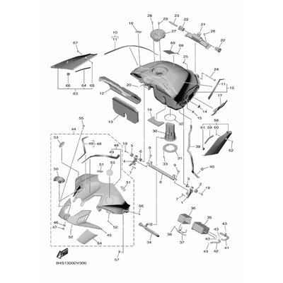 TANK SIDE COVER ASSY