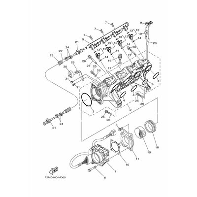 BOLT, WITH WASHER(6