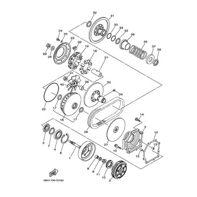 Yamaha Teil 5B4176790000